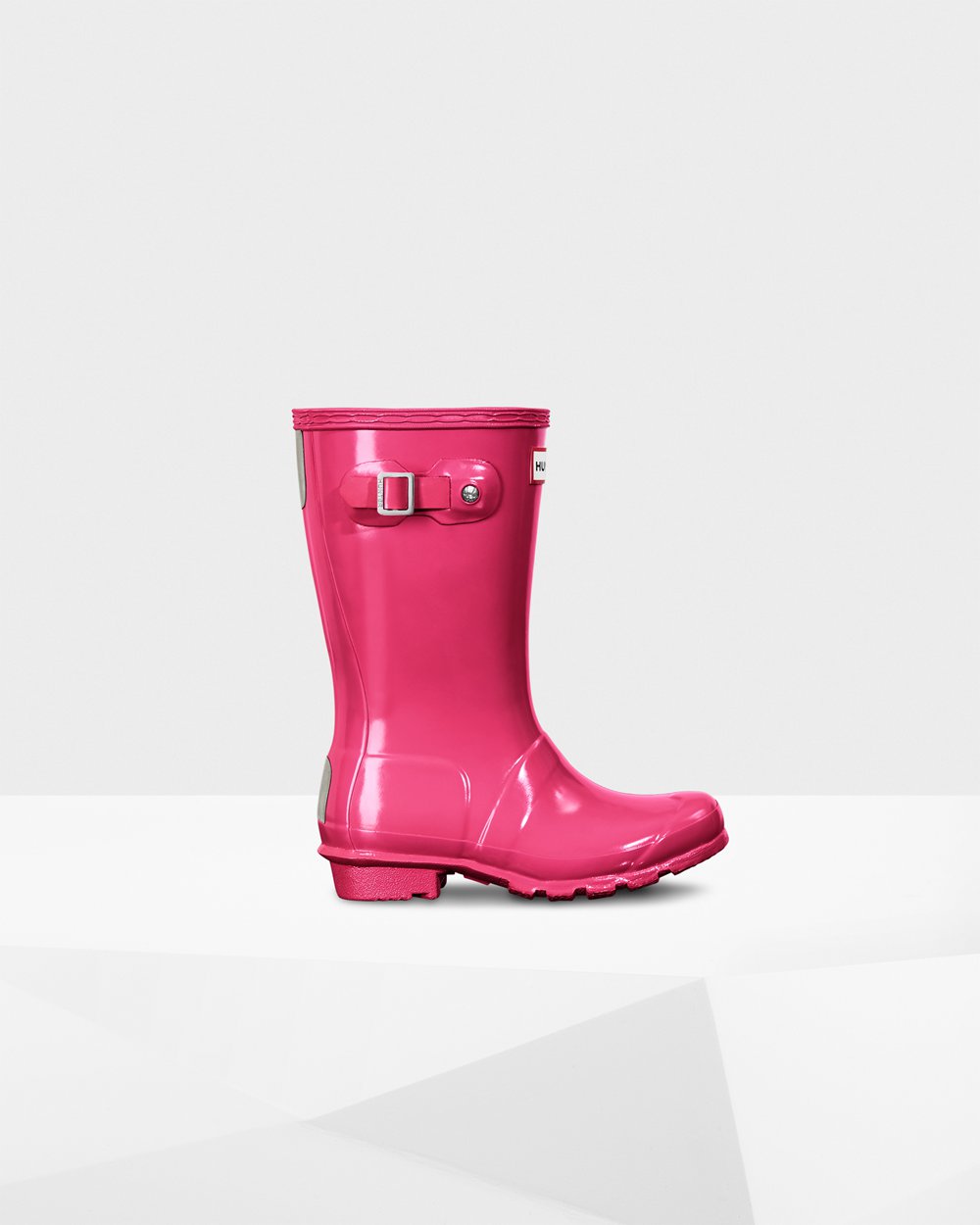 Kids Hunter Original Big Gloss | Rain Boots Light Pink | NZ-15034-VAGU